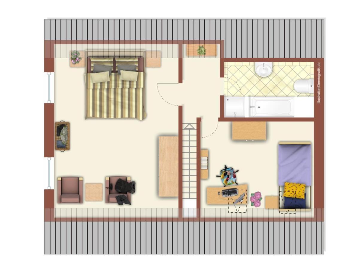 Ferienhaus Jan ロストック エクステリア 写真